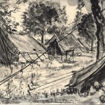 View From Tent,  Normandy, 1944